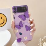 Butterflies And Daisy Transparent Case