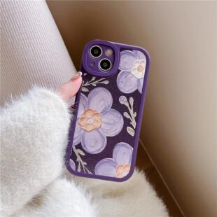 Retro flower Purple Case