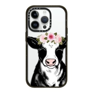 Floral Crown Cow Case