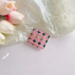 Square Geomatric Quicksand Pop Socket