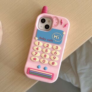 Retro 3D Phone Keypad Case