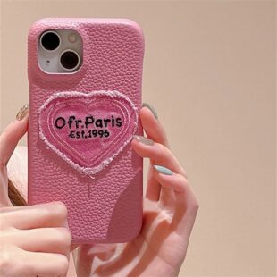 Pink Heart Paris Case
