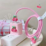 Cute 3D Cherry Charger