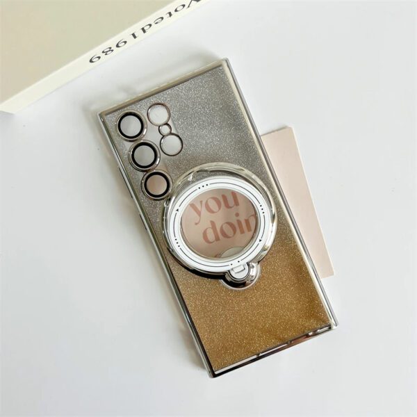 Glitter Magnetic Charging Stand Plating Case - Image 4