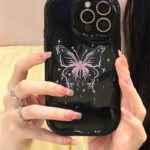 Pink Butterfly Wave Case