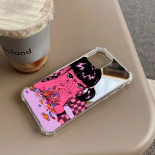 Pink Girl Mirror Case