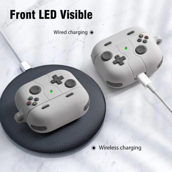 Game Remote Silicone AirPods Case - Image 3