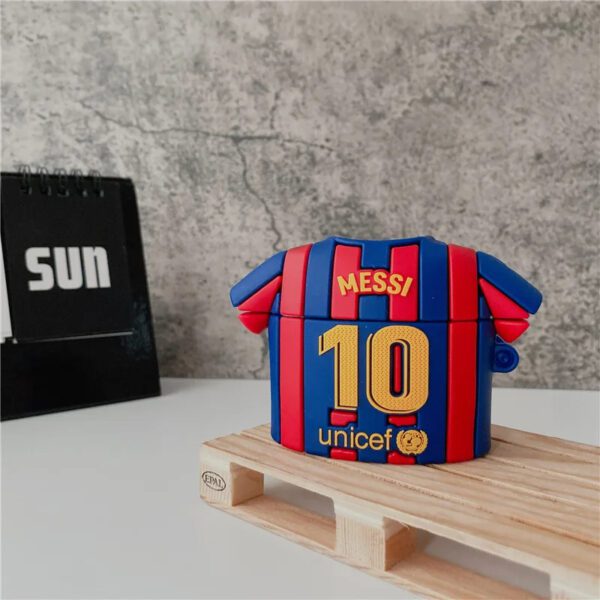 3D Unicef Messi Shirt AirPods Case