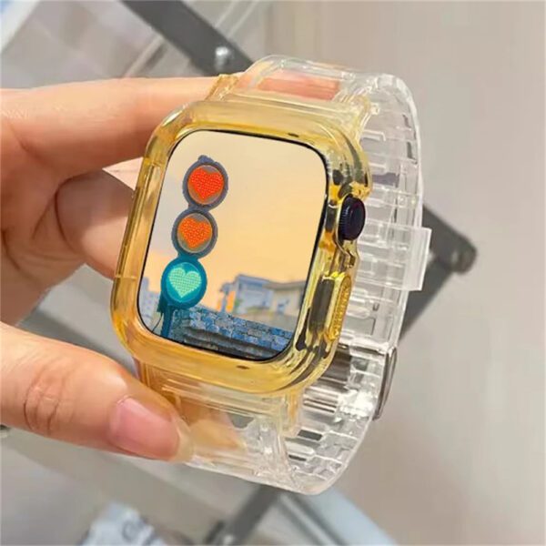 Apple Watch Transparent Gradient Case