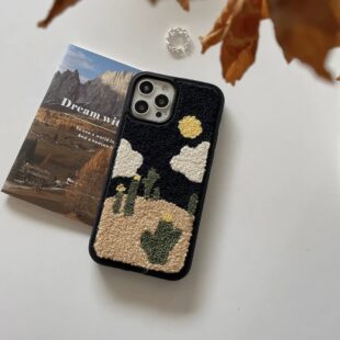 Embroidered Landscape Case