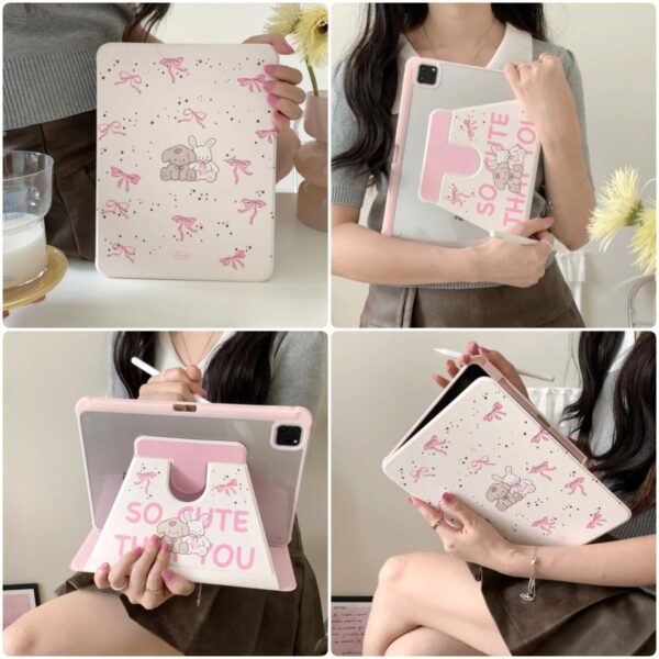 Bunny Ribbon iPad Case