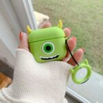 One Eye Cartoon Green AirPods Case
