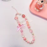 Strawberry Beaded Acrylic Charm