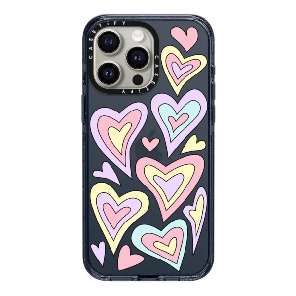 Pastel Echo Hearts Case