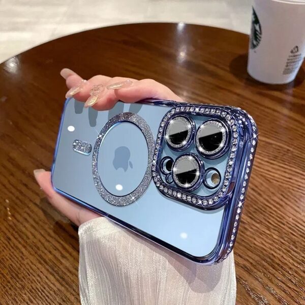 Diamond Bling Transparent Case - Image 3