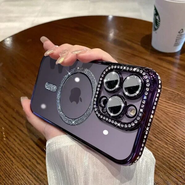 Diamond Bling Transparent Case - Image 5