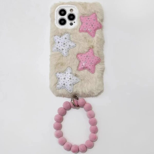 3D Star Plush Case