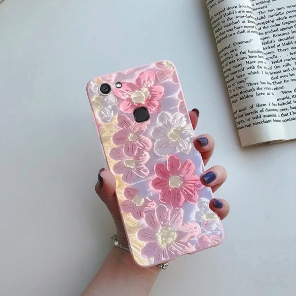 3D Effect Floral Case