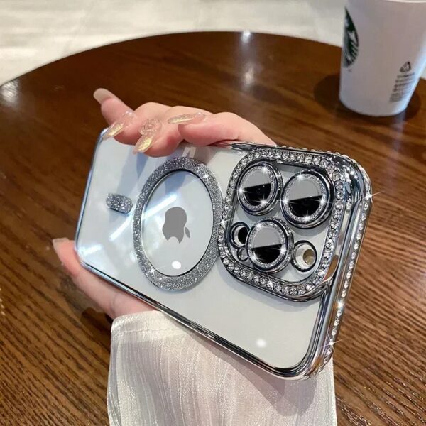Diamond Bling Transparent Case - Image 2