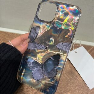 Butterfly Silver Water Ripple Case