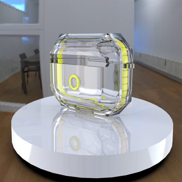 Transparent Coloured Side AirPods Case - Image 2