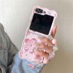 3D Effect Floral Charm Case