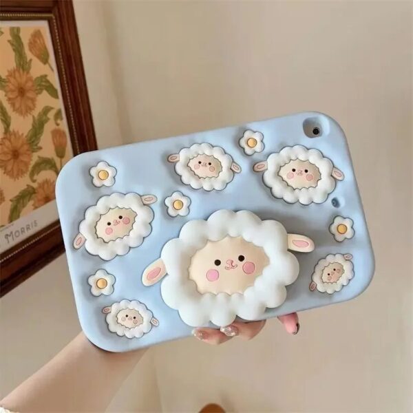 3D Sheep Bracket iPad Case