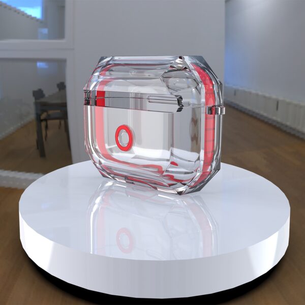 Transparent Coloured Side AirPods Case - Image 4