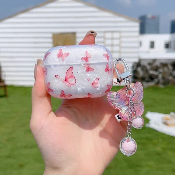 Dreamy Butterfly Charm AirPods Case