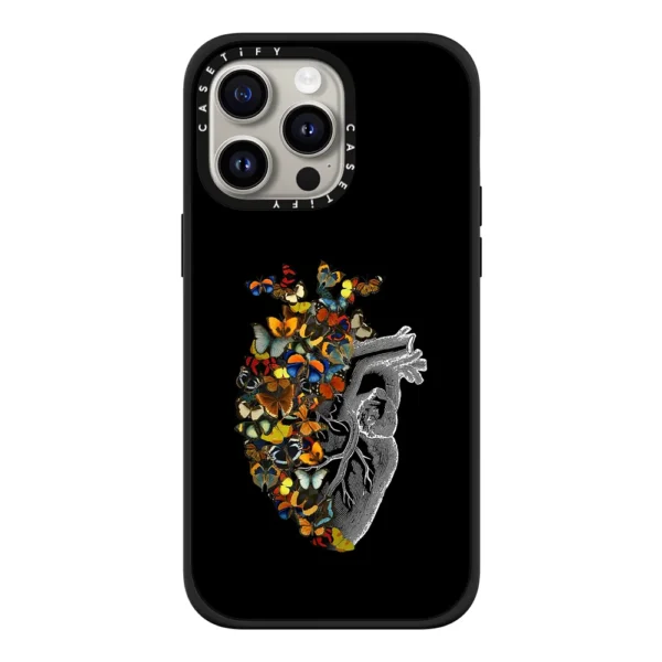 Butterfly Vintage Heart Spring Case