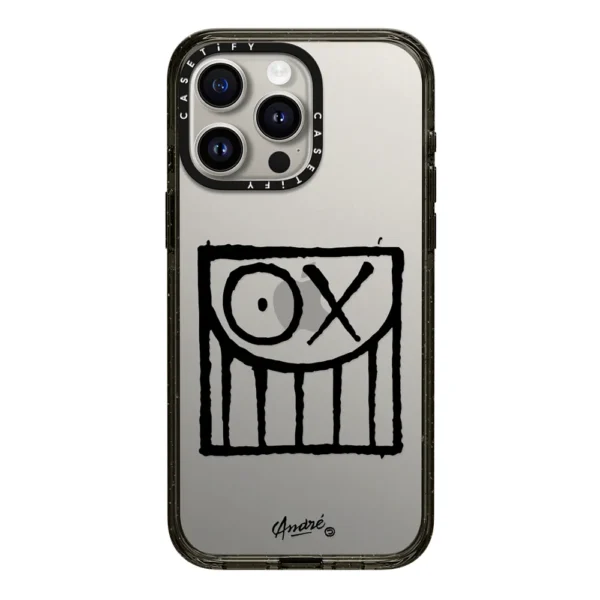 Square Mr. A - Black Logo Case