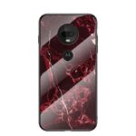 Red Marble Glass Case