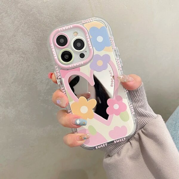 Heart Mirror Case