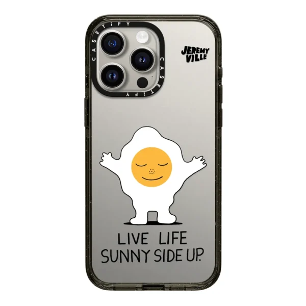 Live Sunny Side Up Clear Case