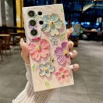 3D Effect Little Flower Case