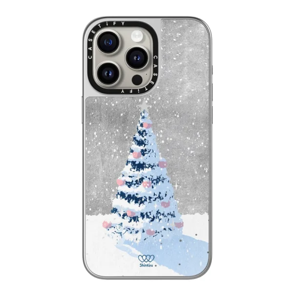 Snowy Christmas Tree Case