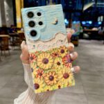 3D Effect Sunflower Case