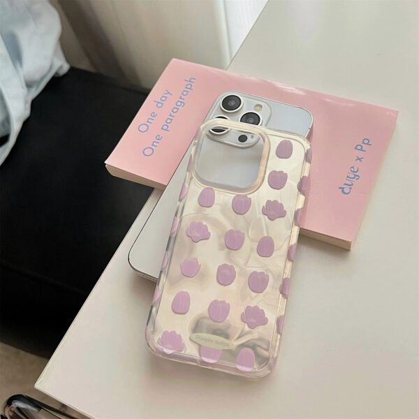 Tulip Flower Water Ripple Case