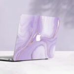 Purple Marble Macbook Case