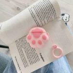 Pink Paw AirPods Case