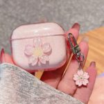 Pink Tinted FlowerAirPods Case
