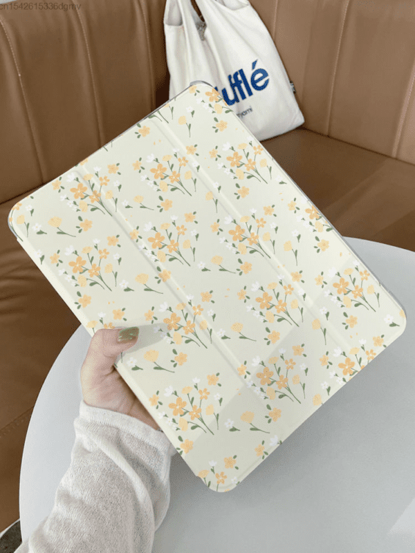 Yellow Floral iPad Case