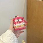 3D Strawberry Cake AirPods Case