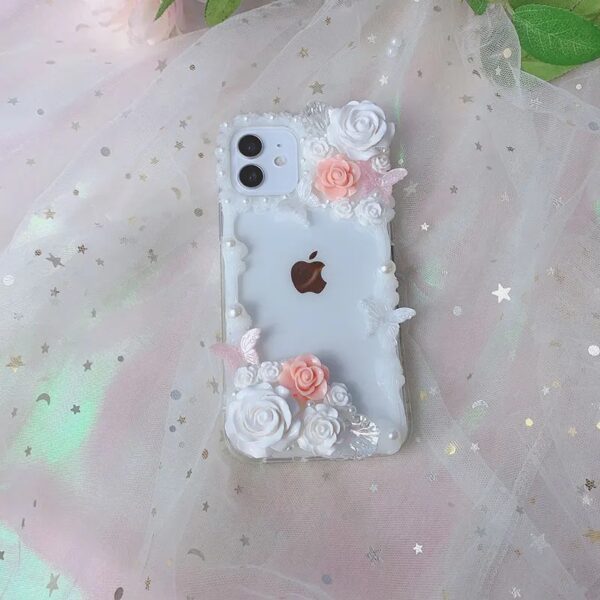 3D Side Florals Case