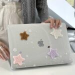 3D Star Plush MacBook Case