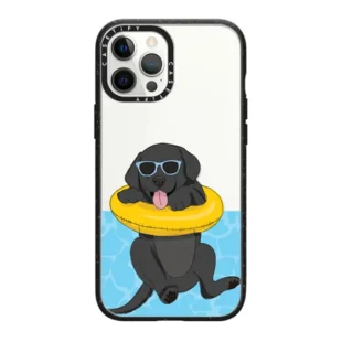 Swimming Black Labardor Case