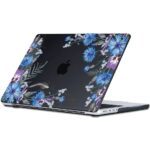 Blue Floral MacBook Case