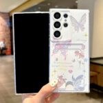 Butterfly Illustration Card Holder Case