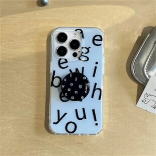 Ins Letter 3D Bracket Case