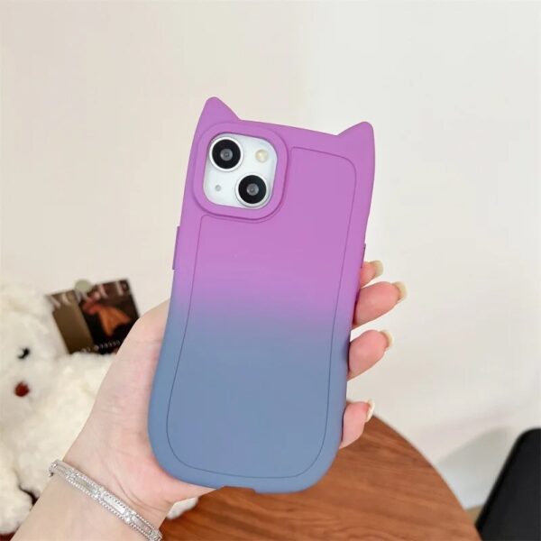 Cat Ear Protective Gradient Case - Image 2